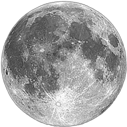 Waning Gibbous, Moon at 16 days in cycle